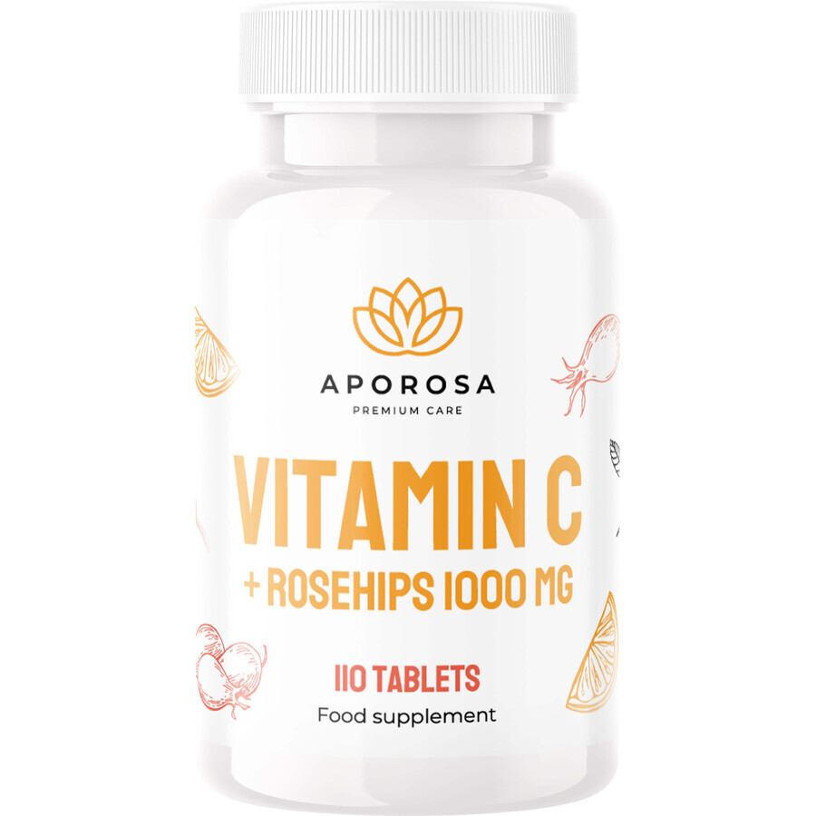 Aporosa Vitamina C con escaramujo 1000 mg 110 comprimidos