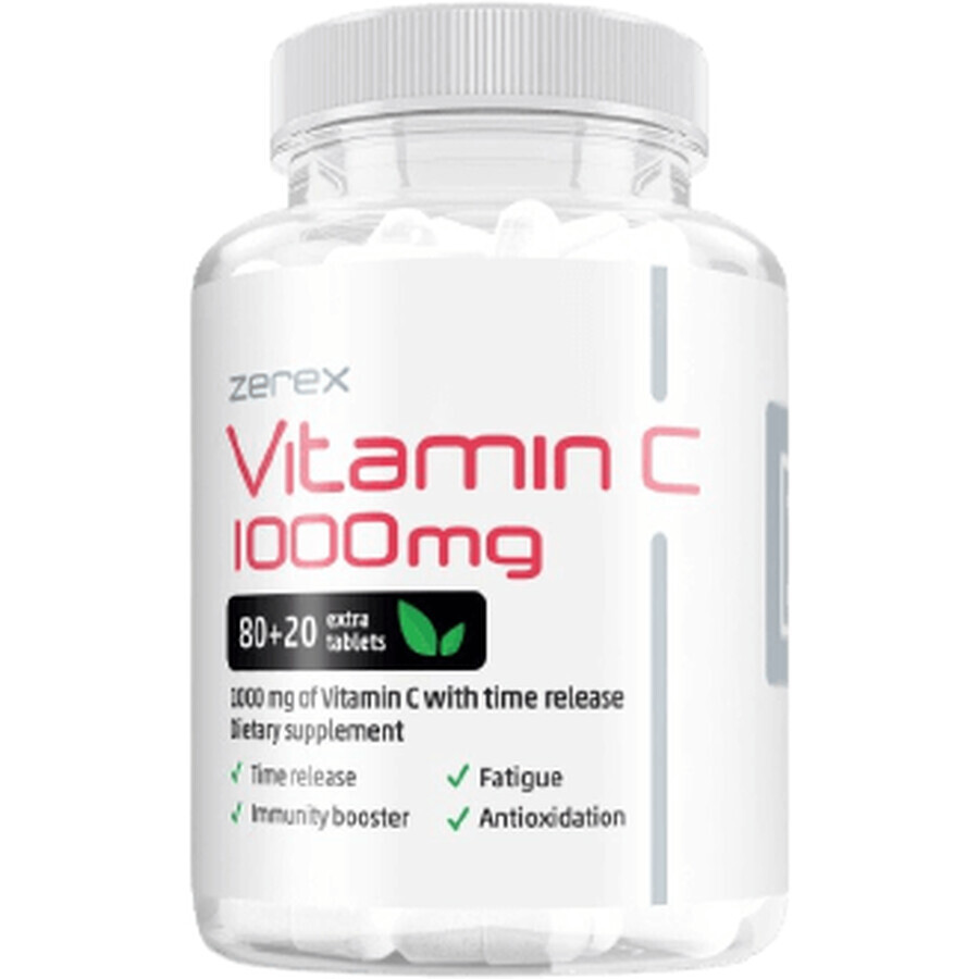 Zerex Vitamine C 1000 mg geleidelijke afgifte 100 tabletten