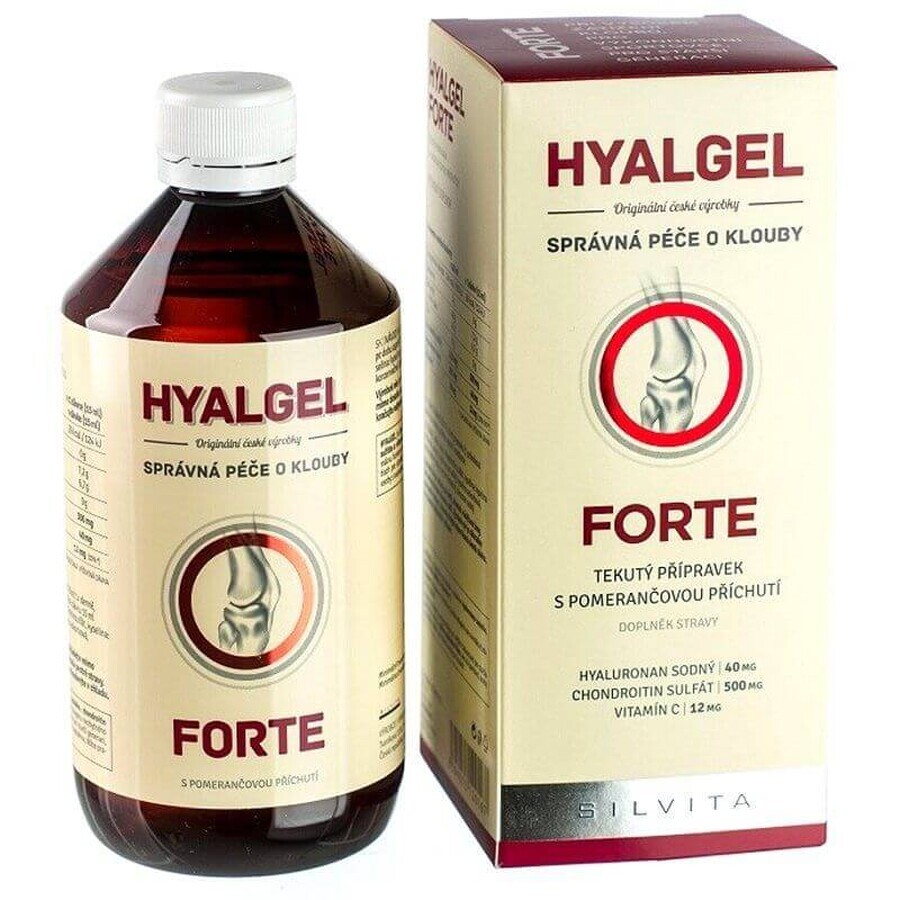 Silvita HYALGEL FORTE orange flavored syrup 500 ml