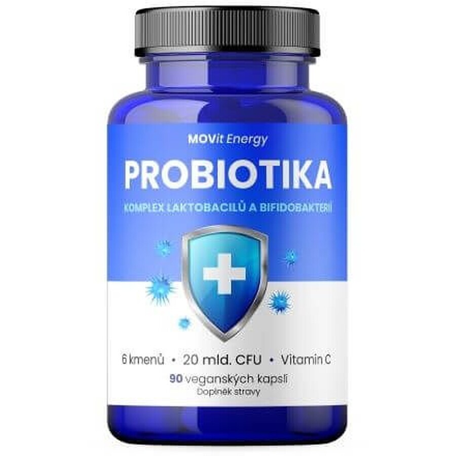 Movit Energy Probiotics, Lactobacillus und Bifidobacterium Komplex 90 Kapseln
