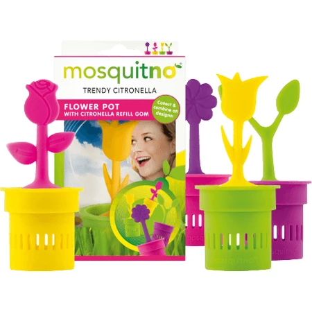 MosquitNo Vase décoratif qui diffuse un parfum de citronnelle