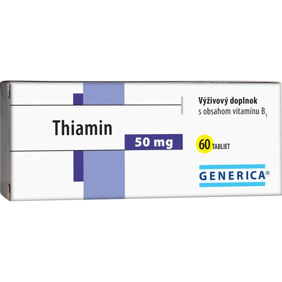 Generica Tiamina 50 mg 60 comprimidos