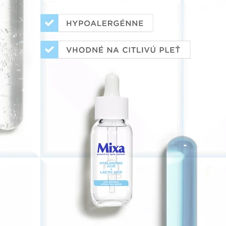 Mixa Sérum facial hidratante ácido hialurónico + ácido láctico 30 ml