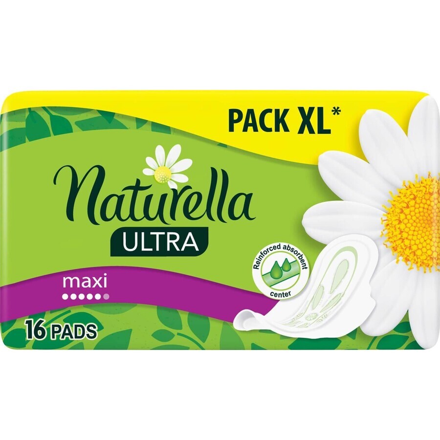 Naturella Ultra Maxi Tampoane sanitare cu aripi 16 buc