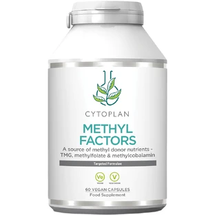 Cytoplan METHYL FACTORS - B1 + Betaína + B2 + B6 + Ácido Fólico (L-Metilfolato) + Vitamina B12 y Zinc 60 cápsulas