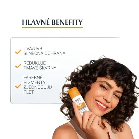 Eucerin PIGMENT CONTROL Emulsion bronzante dépigmentante pour le visage PIGMENT CONTROL (moyennement foncé) SPF 50+ 50 ml