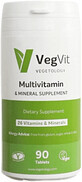 VegVit Multivitamine avec min&#233;raux 90 comprim&#233;s