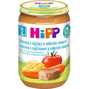 HiPP Organic tomatoes with pasta and veal 220 g