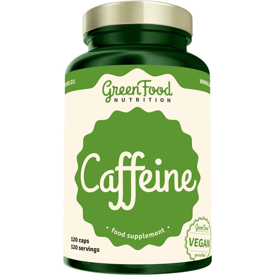 GreenFood Nutrition Cafeină 120 capsule