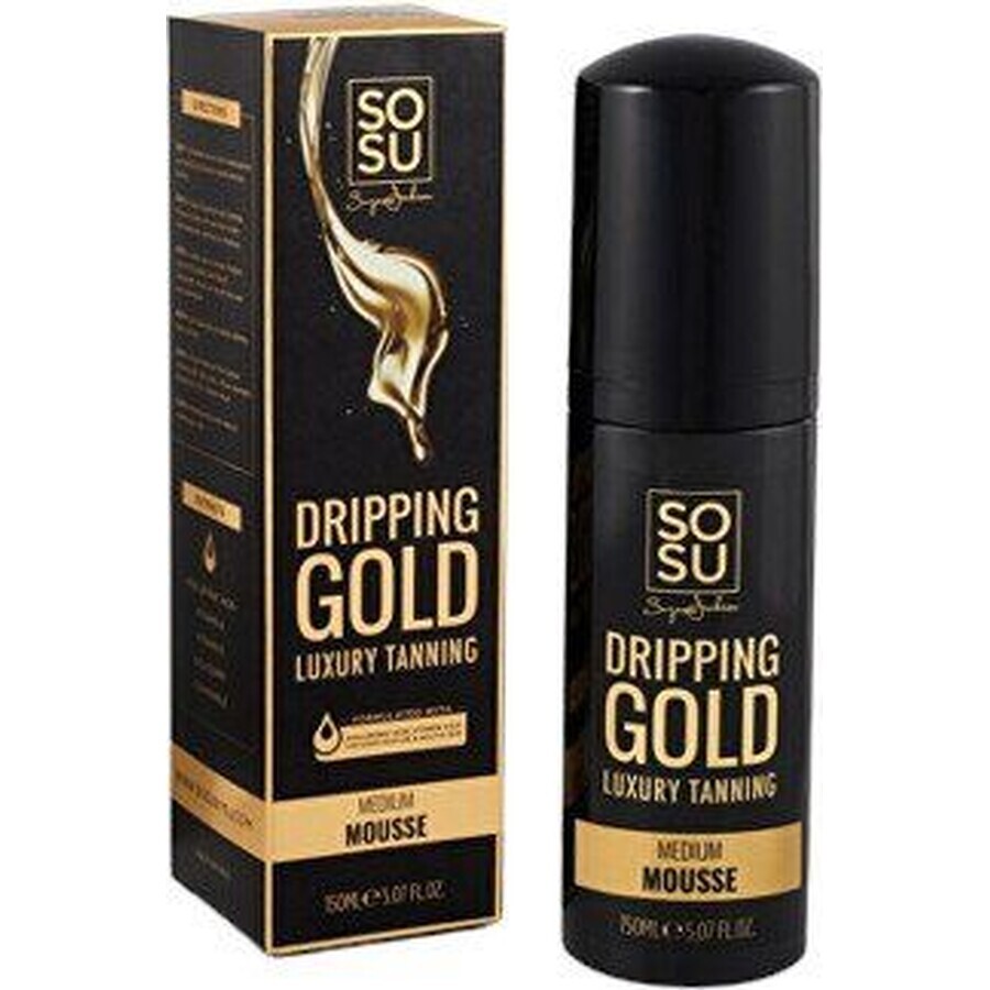 Dripping Gold Luxury Mousse Mousse Autobronzantă Mediu 150 ml