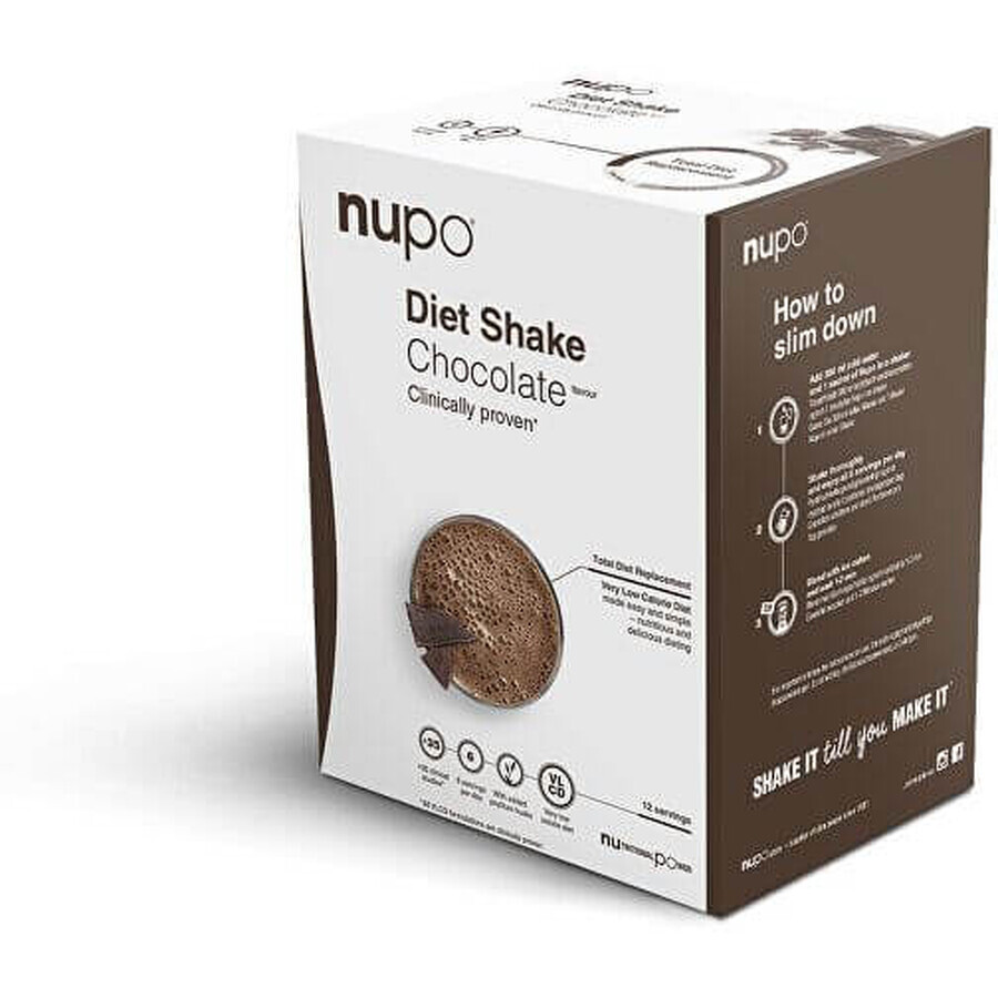 Pulbere de băut Nupo Diet - aromă de ciocolată 384 g