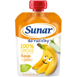 Sunar Do ručičky cápsula de fruta plátano 4m+ 1 x 100 g