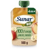 Sunar Bio fruitcapsule appel, banaan 4m+ 100 g