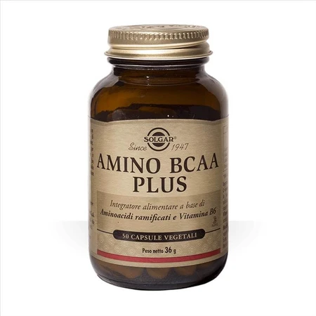 BCAA PLUS, 50 capsules, Solgar