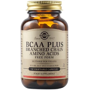 BCAA PLUS, 50 capsules, Solgar