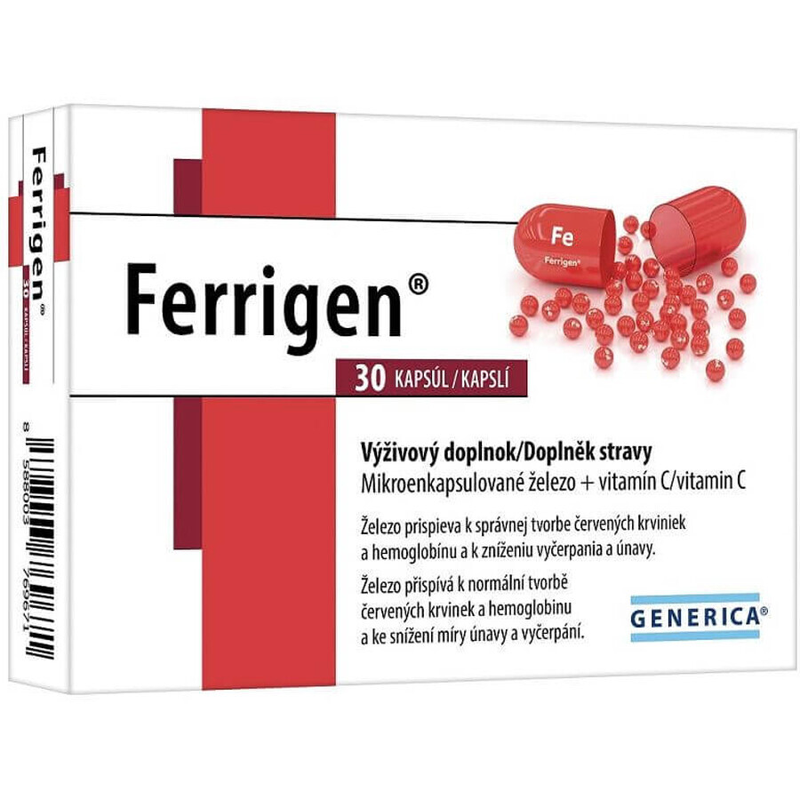 Generica Ferrigen 30 capsules
