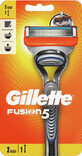 Afeitadora Gillette Fusion + 2 cabezales