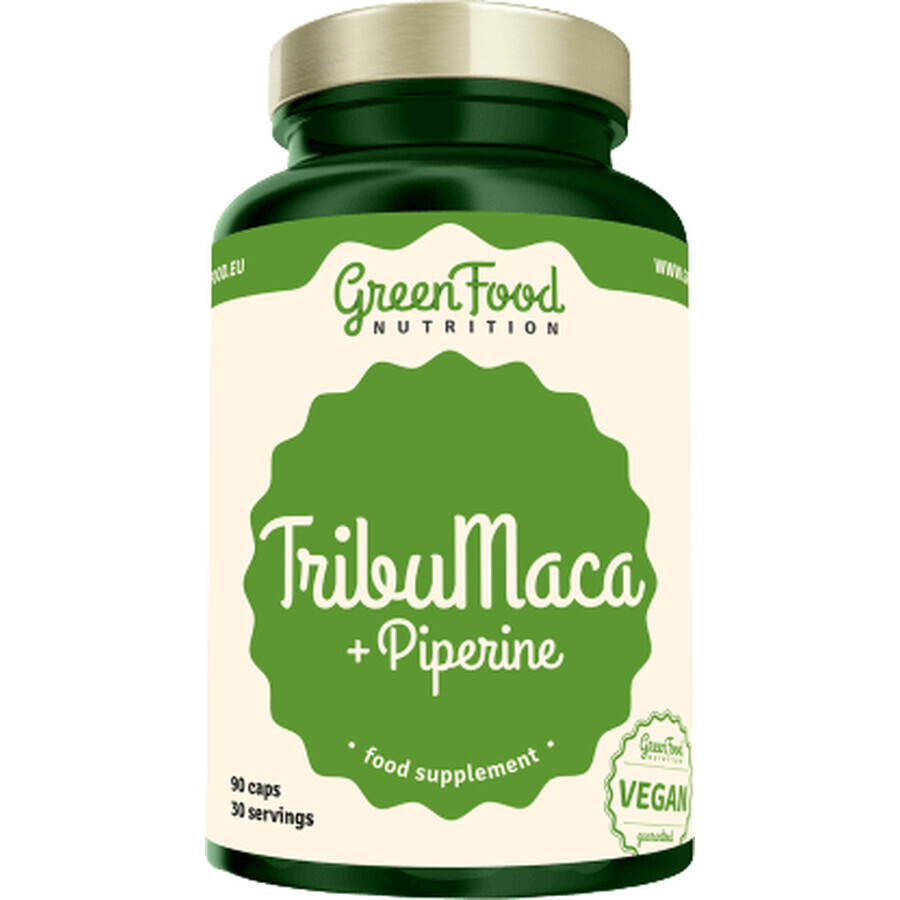GreenFood Nutrition TribuMaca 90 capsules