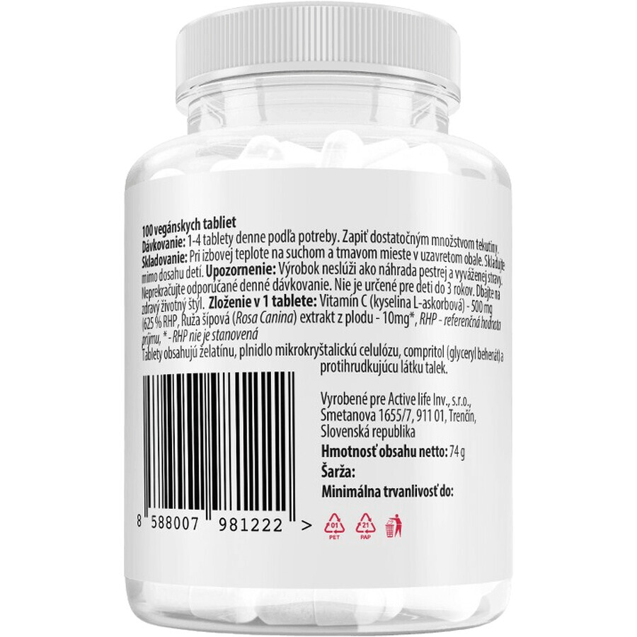 Zerex Gradual Release Vitamin C 500 mg 100 tablets
