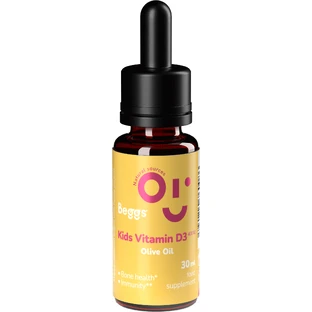 Beggs Kids Vitamina D3 400 IU Aceite de Oliva Ecológico 30 ml