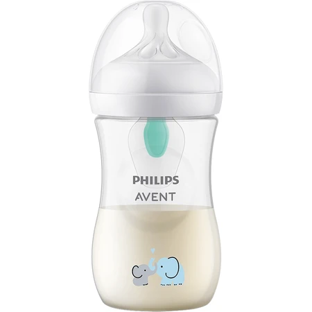 Philips Avent Natural Response-fles met AirFree-ventiel 260 ml, 1m+ olifant