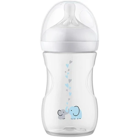 Philips Avent Natural Response-fles met AirFree-ventiel 260 ml, 1m+ olifant