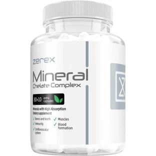 Zerex Mineral Chelate Complex - pour des os, des muscles et des dents en bonne santé 90 softgels