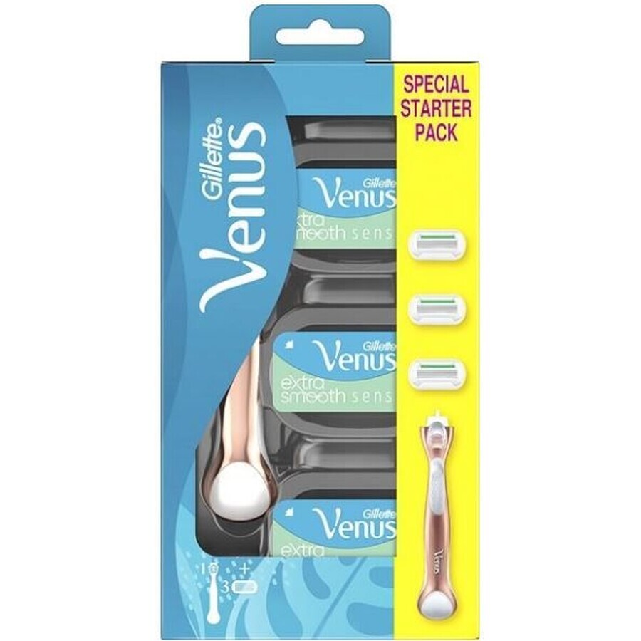 Cumpără Aparat de ras Gillette Venus Sensitive Rose Gold + 3 capete Aparat de ras Gillette Venus Sensitive Rose Gold + 3 capete