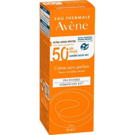 Avène Creme für empfindliche Haut SPF 50+ parfümfrei 50 ml