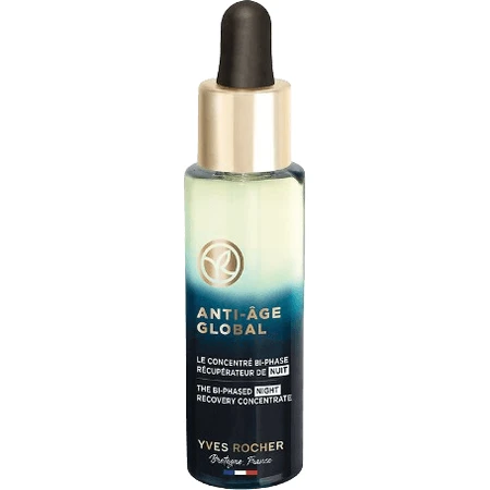 Yves Rocher Global Anti-Age Sérum de nuit régénérant biphasé 30 ml
