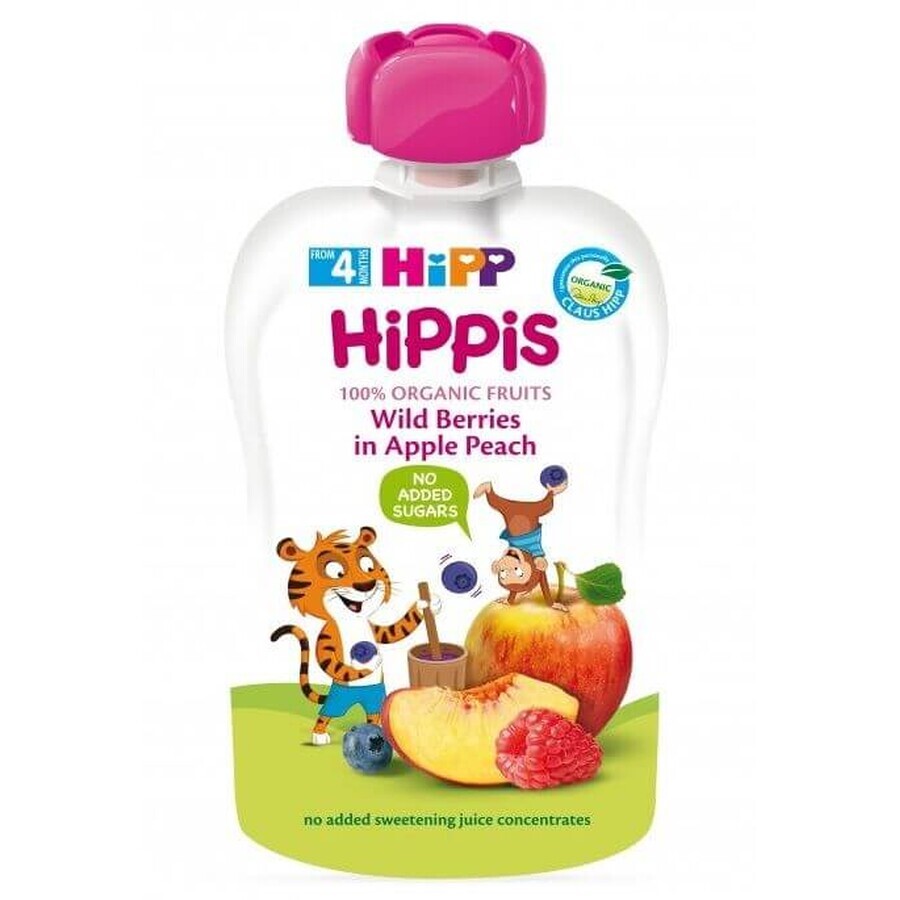 Acquista HiPP is Fruity mela, pesca e frutti di bosco 100 g HiPP is Fruity mela, pesca e frutti di bosco 100 g