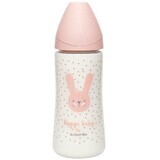 Suavinex Hygge Premium sticla iepure - roz L 360 ml