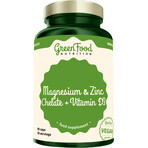 GreenFood Nutrition Chelați de magneziu și zinc + vitamina D3 90 capsule GreenFood Nutrition Chelați de magneziu și zinc + vitamina D3 90 capsule