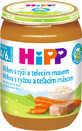 HiPP Morcovi organici cu orez și vițel 190 g