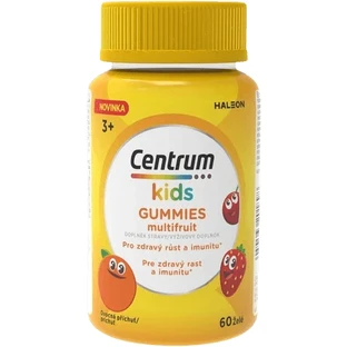 Centrum Kids Gummies multivitaminas para niños jalea multifrutas 60 unid.