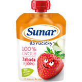 Sunar Do ručičky Aardbeien fruitcapsule 4m+ 100 g