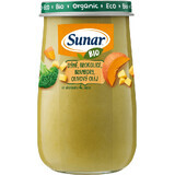 Sunar Biologische pompoen, broccoli, aardappelen, olijfolie 4m+ 190 g
