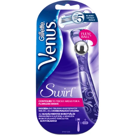 Gillette Venus Venus Swirl Afeitadora extra suave + cabezal de afeitado