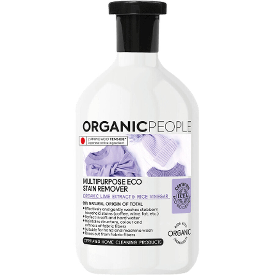 Organic People Eco Limpiador Multifuncional, Lima y Vinagre de Arroz 500 ml