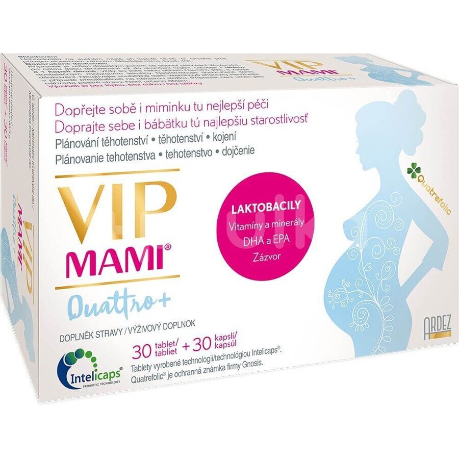 Ardez Pharma VIP mummie Quattro + 30 tabletten + 30 capsules