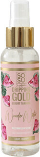 SOSU Cosmetics Watermelon Dripping Watermelon Dripping Gold Wonder Water Light/Medium Facial Mist with Self Spray 100 ml