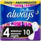 Compresas higiénicas Always Platinum Secure Night 10 unidades
