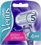 Gillette Venus Swirl Extra Smooth Replacement Heads 4 pcs