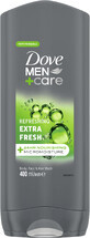 Gel de ducha Dove Men+Care Extra Fresh 400 ml