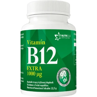 Nutricius Vitamina B12 Extra 1000 μg 90 comprimidos