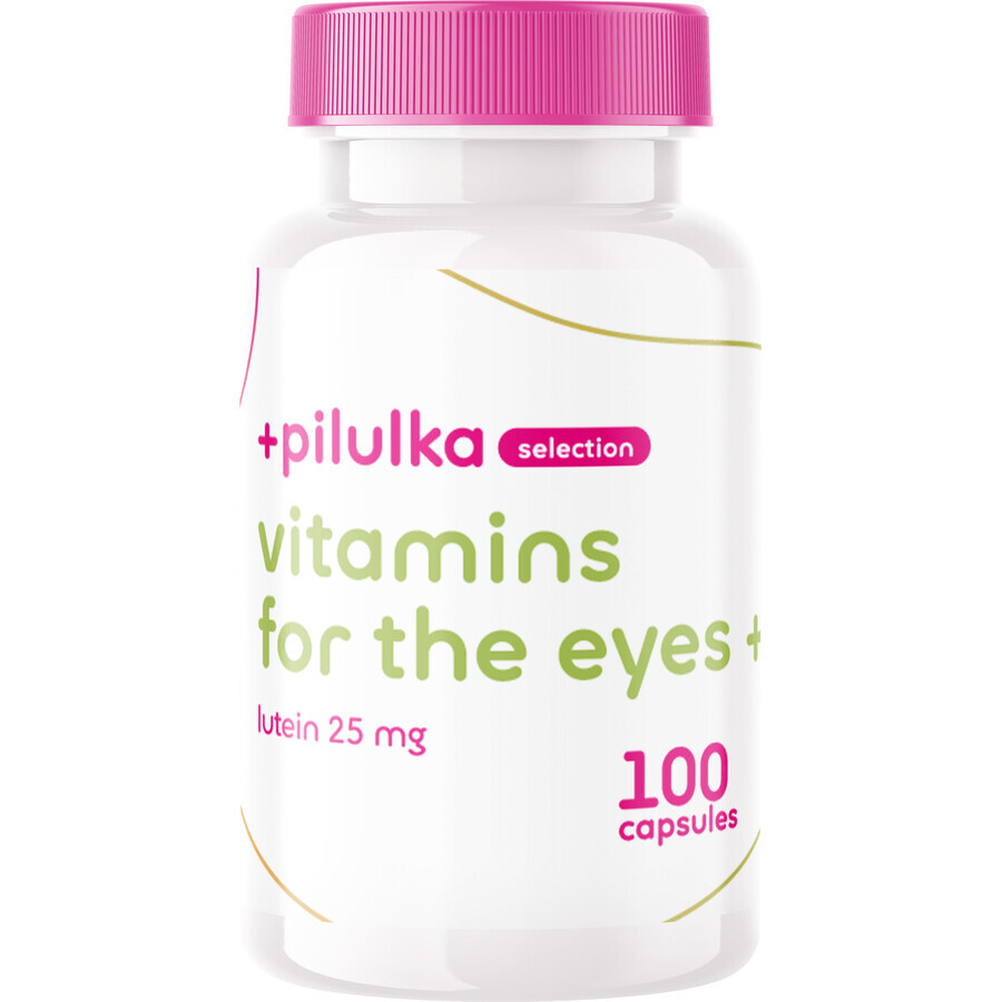 Pill Selection Vitamine pentru ochi cu luteină 25 mg 100 capsule