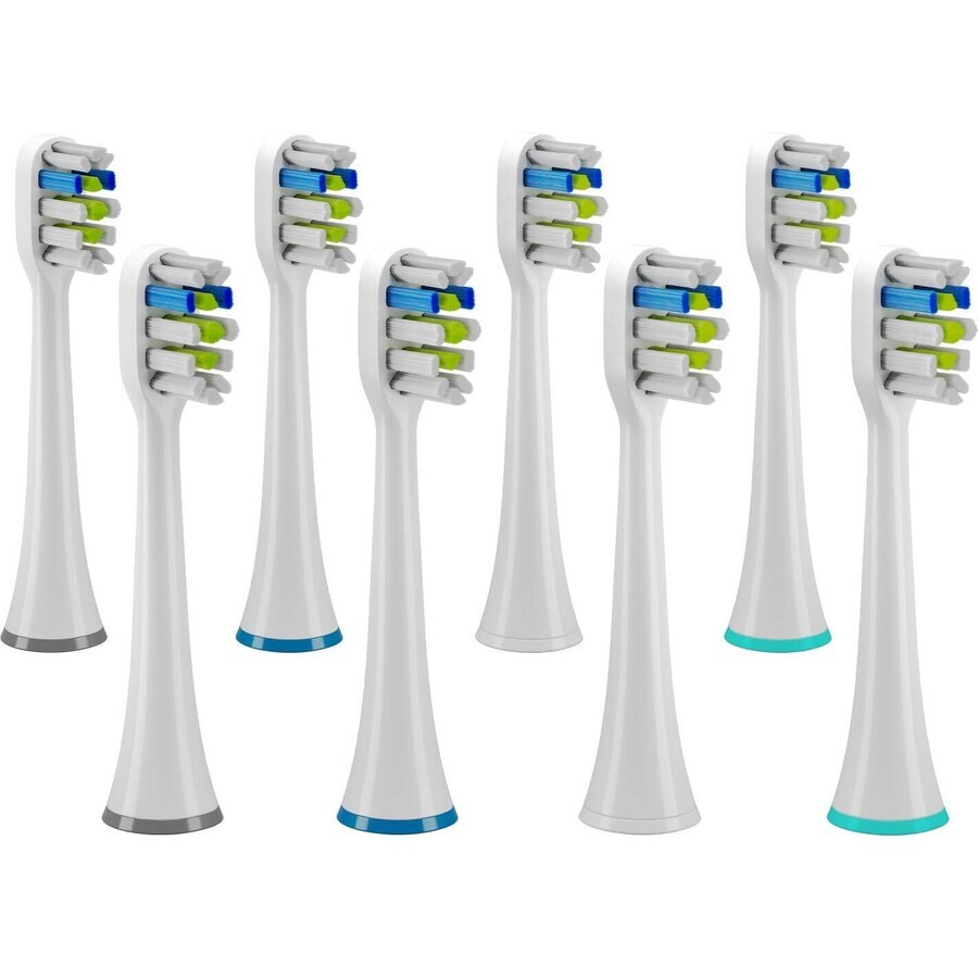 TrueLife SonicBrush UV-koppen wit gevoelig Vervangend kapje voor gevoelige tanden 8 stuks