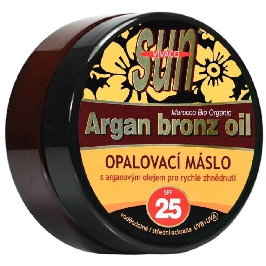 Vivaco Arganolie Snelle Bruiningsolie SPF25 200 ml