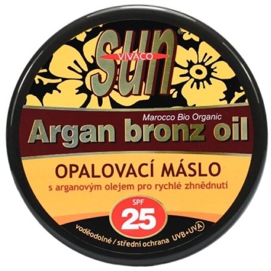 Vivaco Arganolie Snelle Bruiningsolie SPF25 200 ml