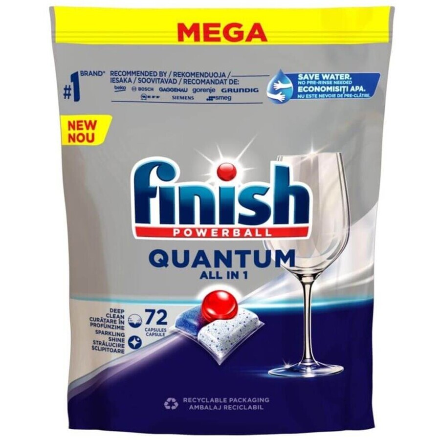 Finish Quantum Max Regular 72 pcs